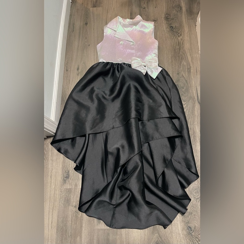 Girl’s High/Low Tuxedo Dress
